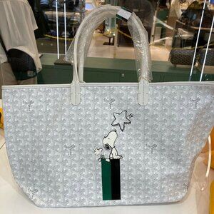 GOYARD Saint Louis PM Tote Bag Pouch Snoopy Woodstock Woman New 2021